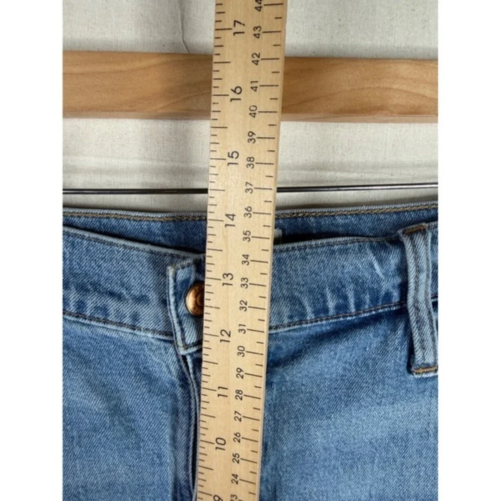 J. Crew High Rise Denim‎ Shorts size 34 Blue
